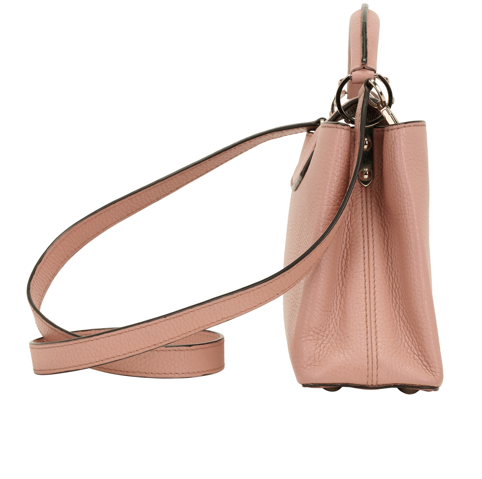 Cappucines BB, &pound;2,100, Handbags, Pink, Leather, Side view